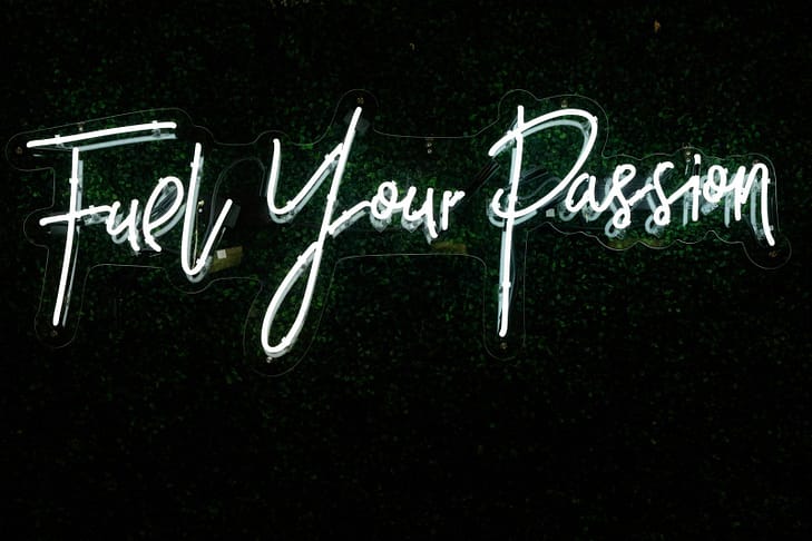 fuel your passion text