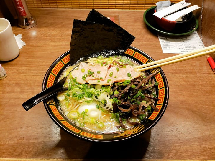 Plant -based dish on ceramic bowl